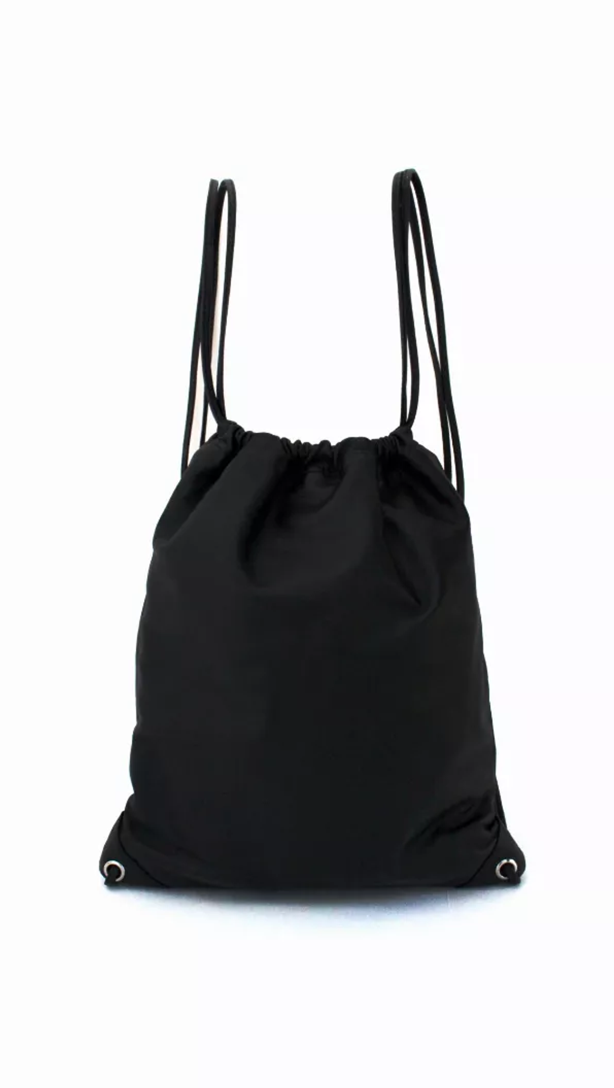 Leather Drawstring Backpack