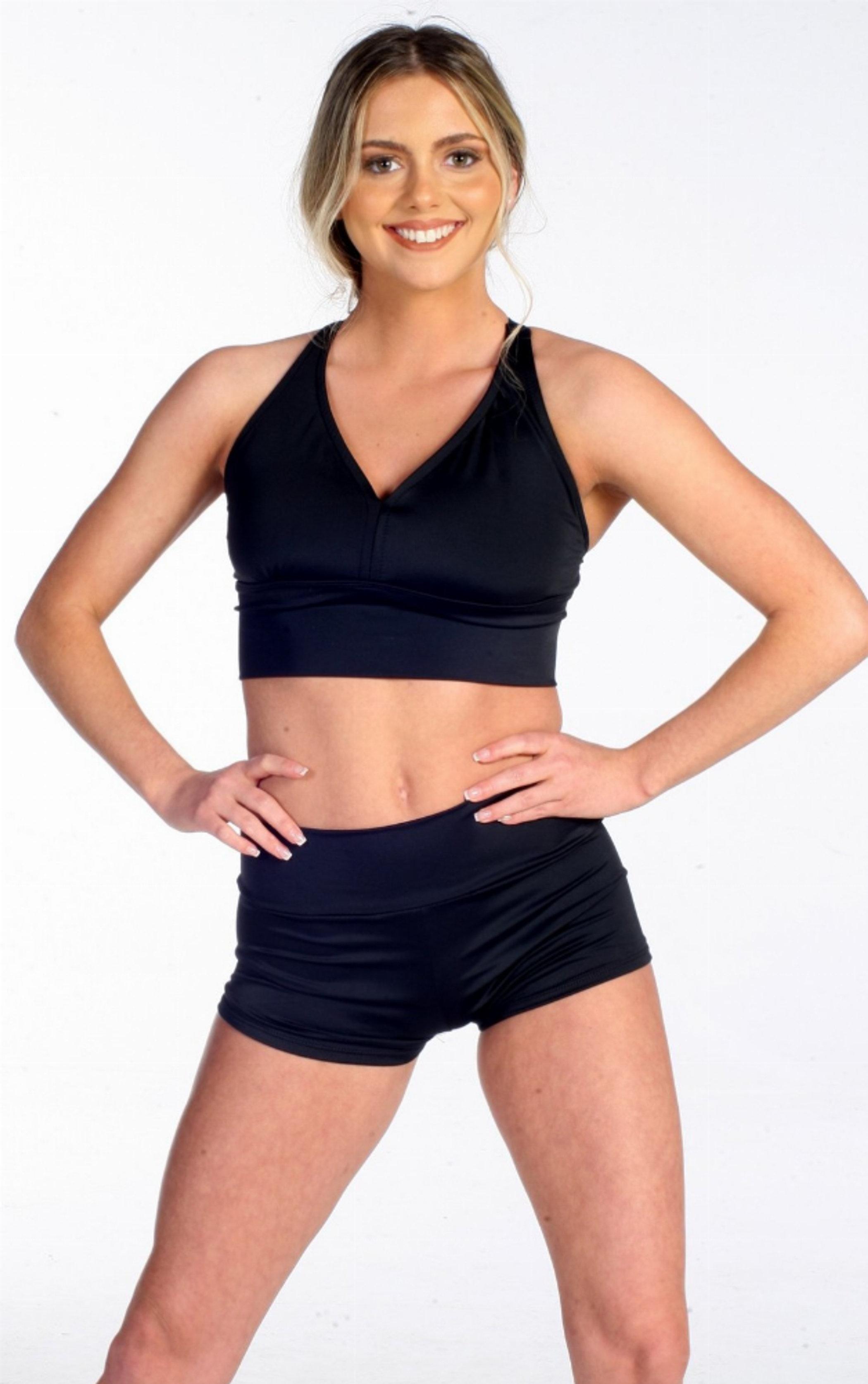 Action Sport Banded Bikini - Color: Black matte  | Pack Of: 1